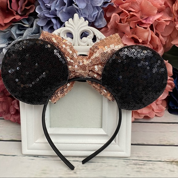 Minnie Mouse Star Wars Yoda Sequin Headband & Bow - Picture 8 of 12